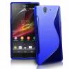 Sony Xperia Z Silicone Case TPU S-line - Blue